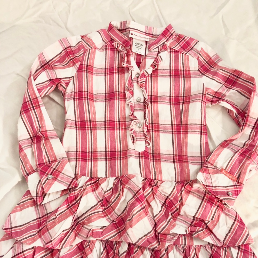 American Girl Western Plaid Dress - Sz 8